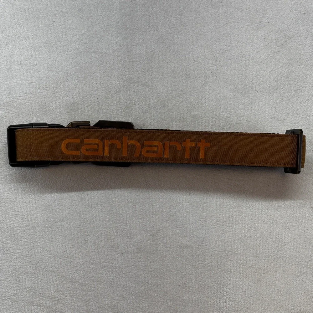 Carhartt Nylon Duck Dog Leash‎ & Collar Set Large Brown Rain Defender Reflective